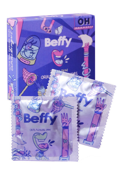 Beffy Oral Dam 2pcs Natural