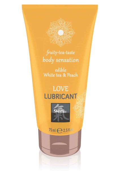 HOT Love Lubricant Edible Peach 75ml