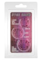 Stay Hard Three Rings Pink