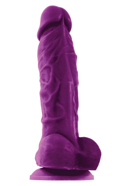 ColourSoft Soft Dildo Purple 17cm