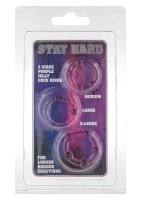 Stay Hard Three Rings Purple
