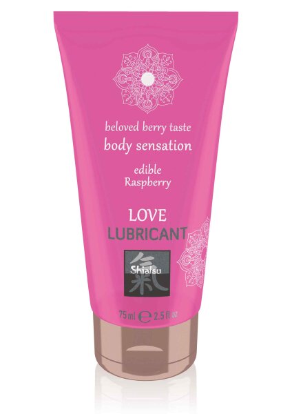 HOT Love Lubricant Edible Raspberry 75 ml