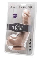 Dildo 8in. with Balls Vibrator Skin