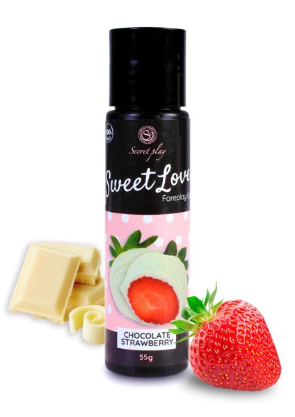Sweet Love Foreplay Gel Strawberry & White Chocolate - 55 g