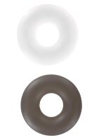 Stud Rings 2pcs Transparent