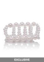 Pearl Stroker Beads Large Transparent