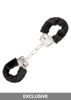 Playful Furry Cuffs White
