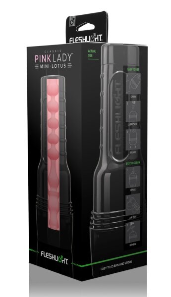 FLESHLIGHT Pink Lady Mini-Lotus Vagina Masturbator