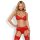 Obsessive Heartina Set 3 pcs Red S - XL