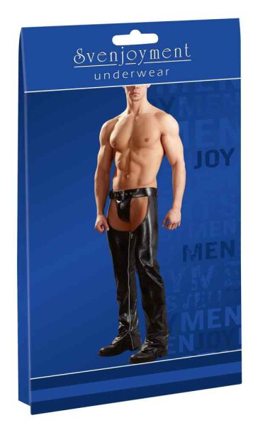 Lederimitat Herren Chaps S - 2XL