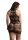 Criss Cross Neck Mini Dress Black One Size - Queen Size