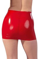 Latex Minirock rot S
