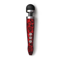 Doxy Die Cast 3R Rechargeable Wand Massager Rose Pattern