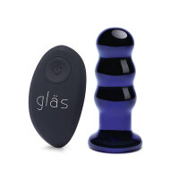Glas Rechargeable Remote Controlled  Vibrating Beaded...