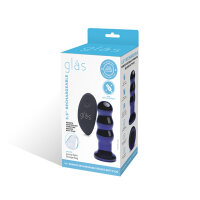 Glas Rechargeable Remote Controlled  Vibrating Beaded...
