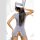 Obsessive Stewardess Costume Grey S - XL