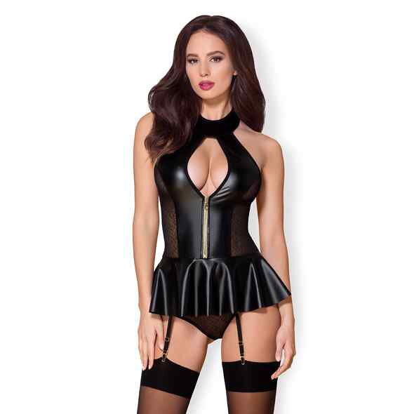 Obsessive Corset and Thong S - XL