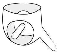 Latex-Pants mit Penishülle und Analkondom schwarz S - XL