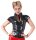 Latex Shirt mit Reißverschluss schwarz XS - 2XL