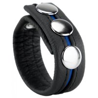 Leather Cockring Blue