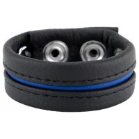 Leather Cockring Blue