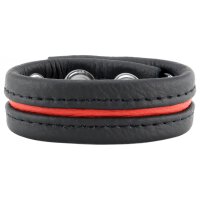 Leather Cockring Red