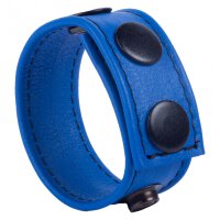 Cocky Blue Leather Cockring
