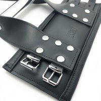 Deluxe Leather Suspension Handcuffs - Hands