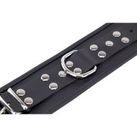 Leather Ankle Cuffs Black