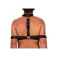 Leather Bondage and Arm Restraint Collar