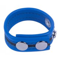 Leather Cockring Tippy Blue