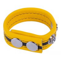 Leather Cockring Tippy Yellow
