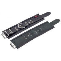 Leather Cuffs For Wrists Black