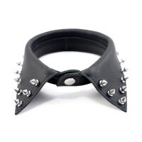 Leather Shirt Collar With Spikes