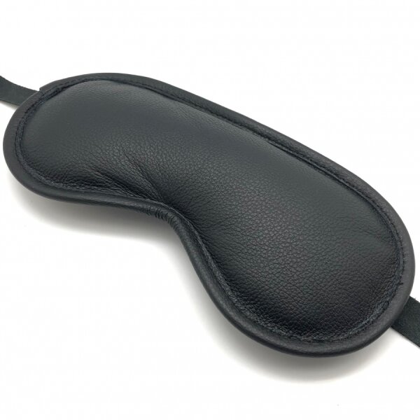 Padded Leather Eye Mask