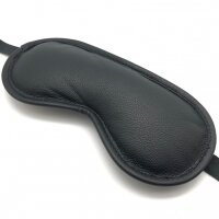 Padded Leather Eye Mask