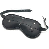 Padded Leather Eye Mask