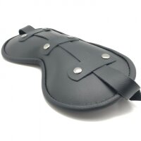 Padded Leather Eye Mask