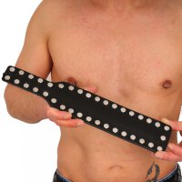 Leather Paddle - 37 Metal Studs - 38 x 7.5 cm