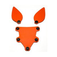 Puppy Set Orange Leather Ears And Tongue