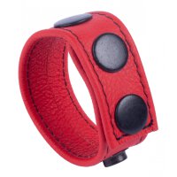 Red Cocky Leather Cockring