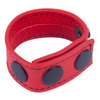 Red Cocky Leather Cockring