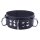 Ultra Black Leather Collar