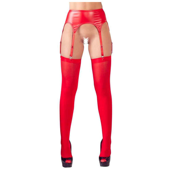 Strapsgurt Wetlook rot S - XL