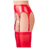 Strapsgurt Wetlook rot S - XL