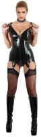Latex Strapshemd schwarz XS - 2XL