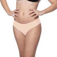 Bye Bra Invisible Thong (Natur & Black 2-Pack) S - XL
