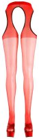 Sex-Strumpfhose rot S - XL