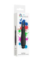 Sofia - ABS Bullet With Silicone Sleeve - 10-Speeds - Black