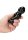 Rimly - Glass Vibrator - With Suction Cup and Remote - Rechargeable - 10 Speed - Black